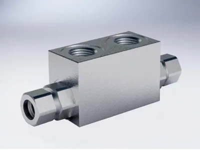 Válvula de retención con doble control hidráulico (para montaje tubular de 12 mm DIN D2353) 